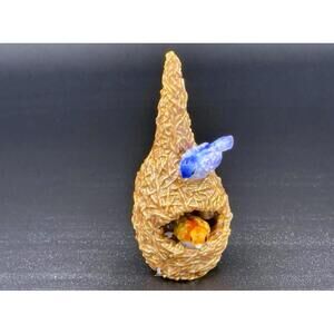 🐦 Luxury Enamel Bird Nest Trinket Box Hand Painted Hinged Hidden Chick Inside